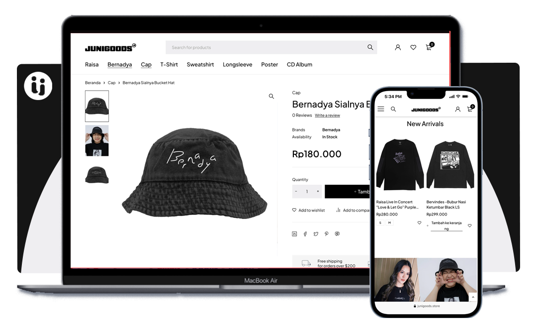 Merchandise Store Website